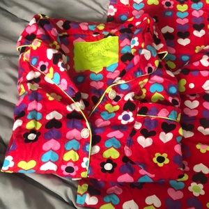 Victoria secret cotton fleece pj set